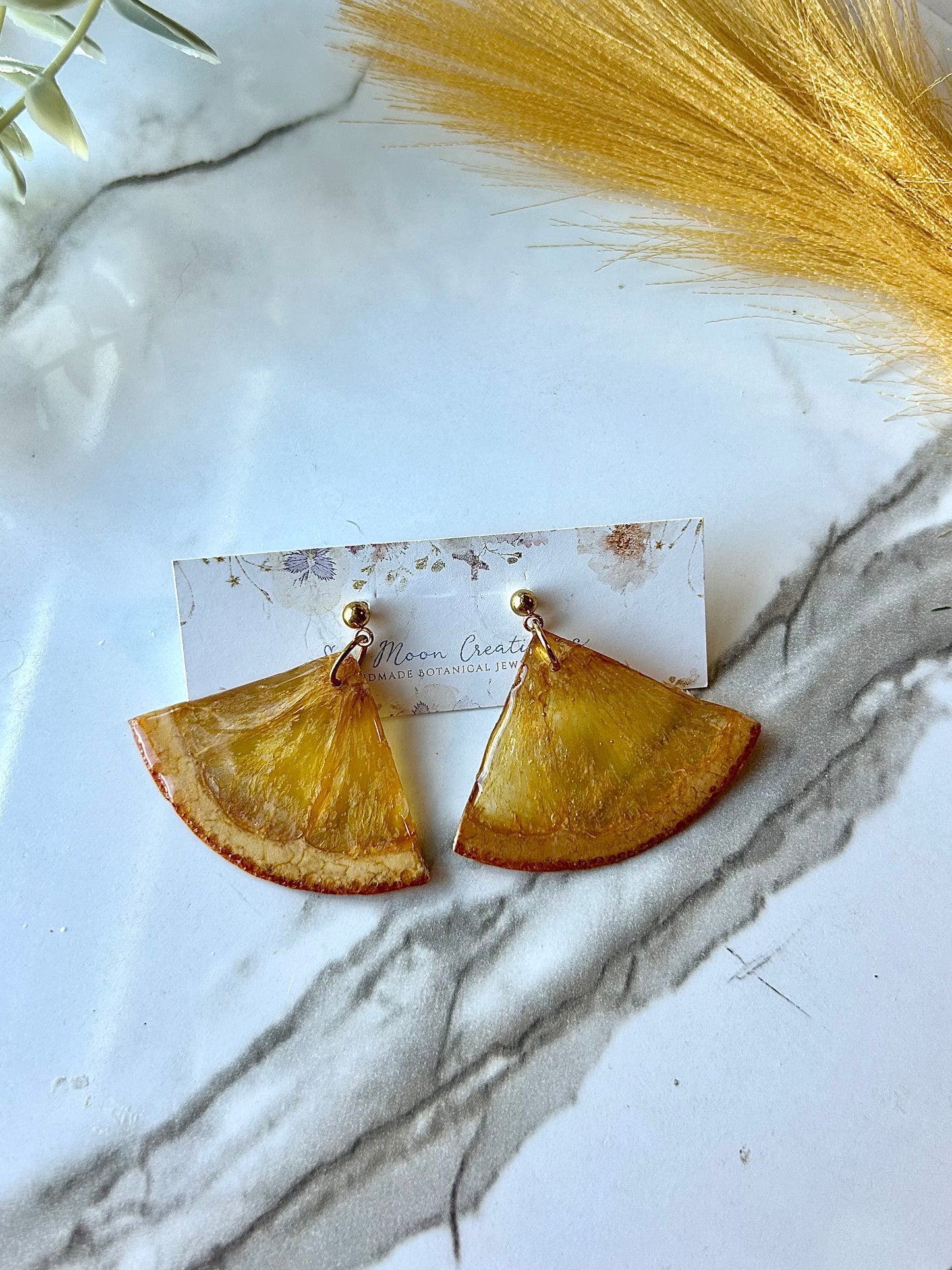 Real Orange Half Dangles