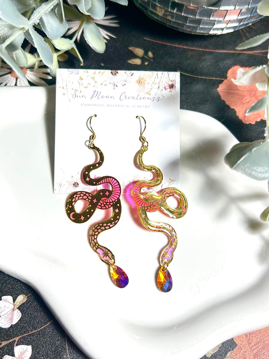 Pink & Gold Snakes