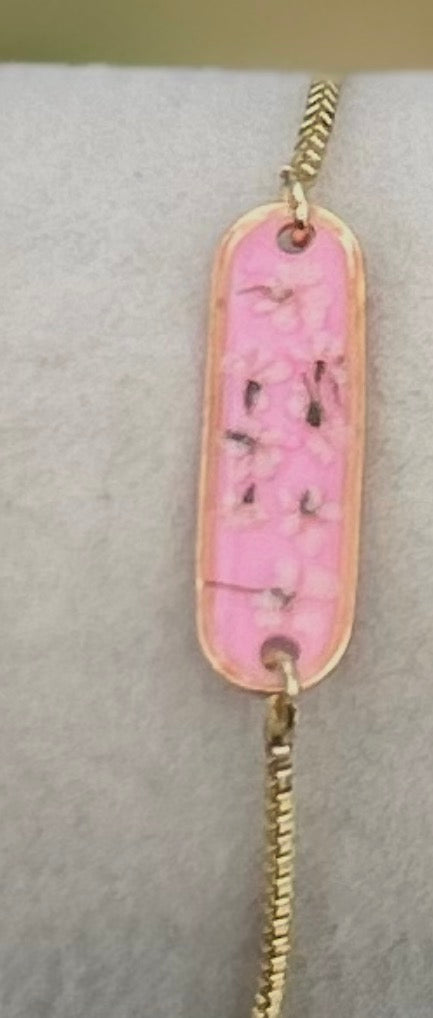 Real Flower Bracelets - Gold