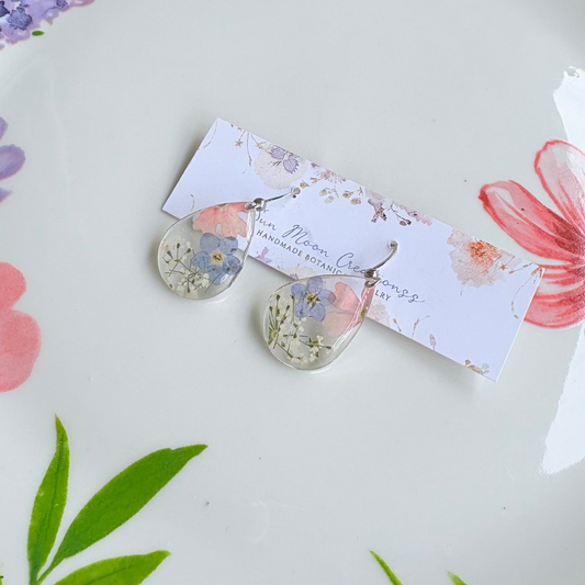 Spring Medley Silver Dangles