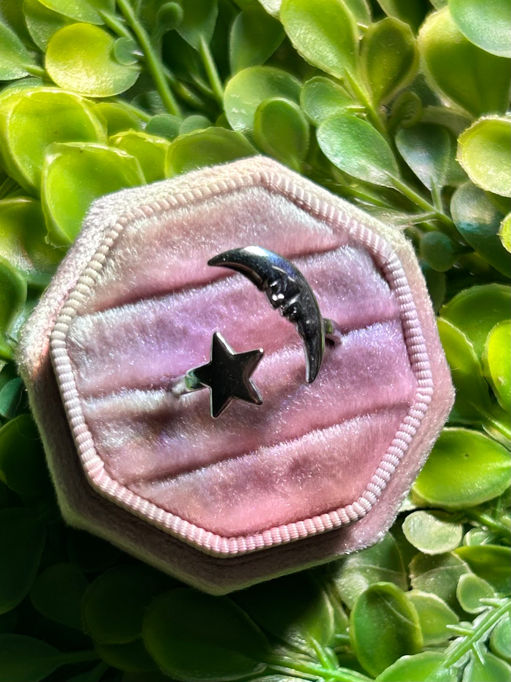 Luna and Stars Wrap Ring in Silver