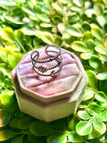 Sun and Moon Three Banded Ring in Silver